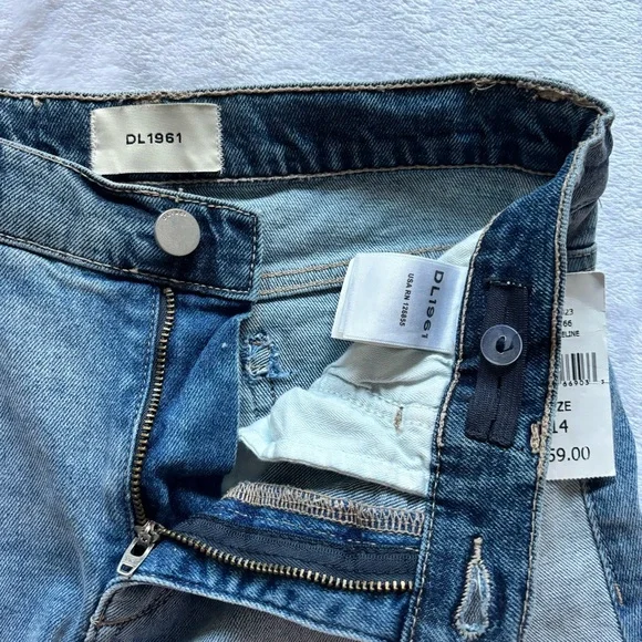 DL1961 Girl's Jenny Premium Denim Mini Skirt—NWT—14 - Picture 5 of 13